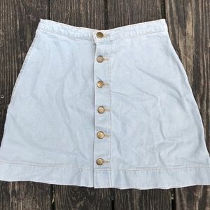 American Apparel jean skirt